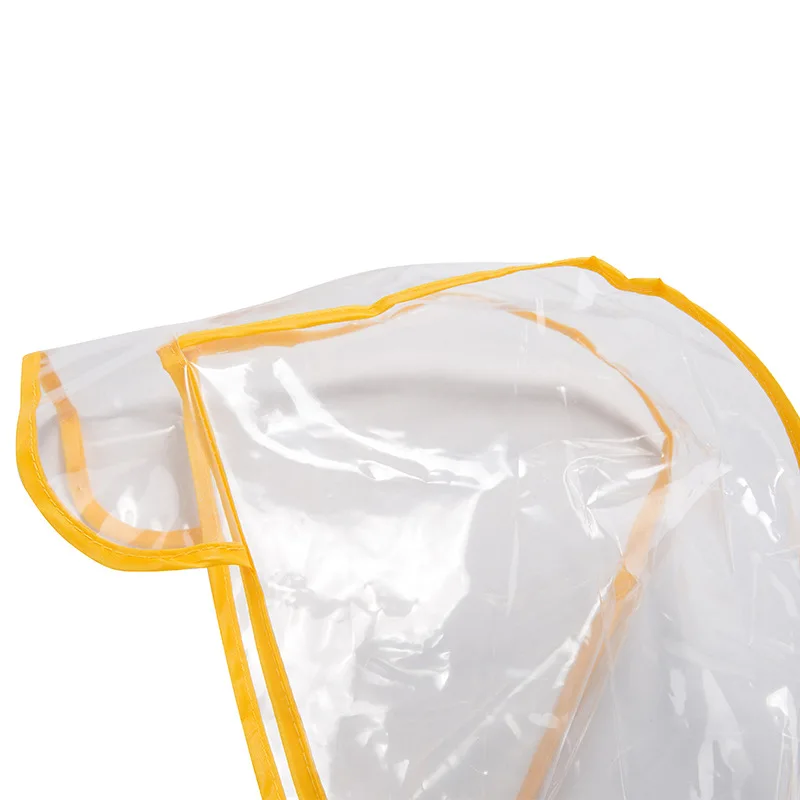 Плащ-дождевик женский виниловый непромокаемый с капюшоном прозрачный Дождевой