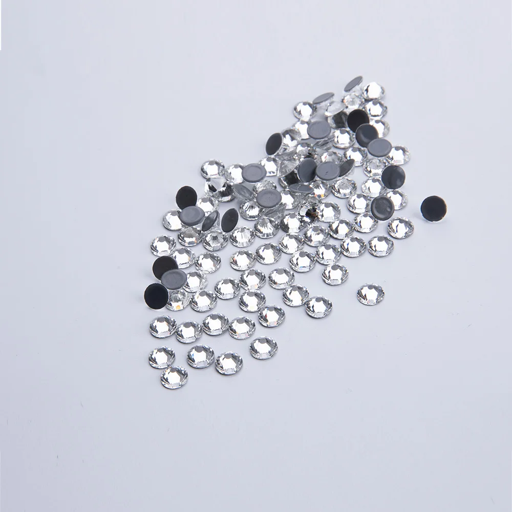 

Стразы из прозрачного стекла, мини-размер, стразы горячей фиксации