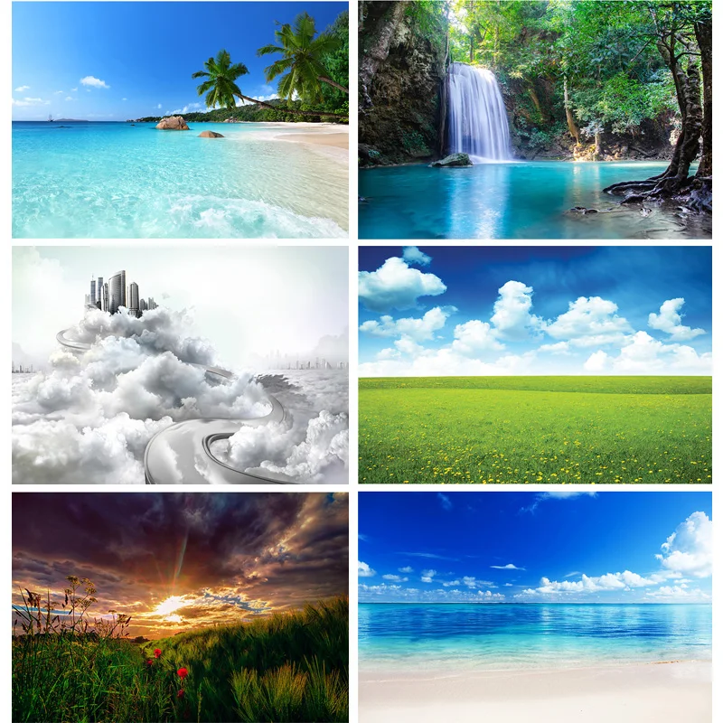 

Natural Scenery Photography Background Forest River Landscape TravelPhoto Backdrops Studio Props 21921 CXSC -12