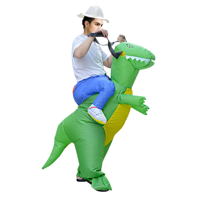 Костюм динозавра Косплей вентилятор управляемый T-Rex надувная одежда в виде