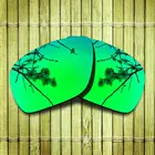 Сменные поляризационные линзы для оправы солнцезащитных очков Oakley Dispatch 1, покрытие True цветной зеркальный, зеленые варианты