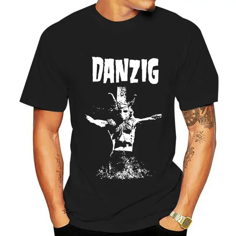 

DANZIG - Skullman On Cross-футболка S-2XL Новый Официальный товар в реальном времени