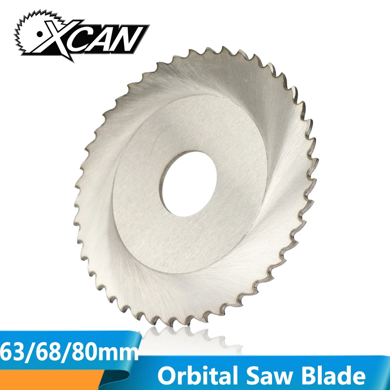 XCAN 1 шт. Диаметр 63/68/80 мм 44/64/72/80T HSS M35 пильный диск для Нержавеющая сталь трубы резки орбитальная машина для пильного диска