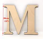 Деревянные буквы высотой 12 дюймов, 3D буквы, буквы на стену для детей, имя малыша, незаконченные деревянные буквы, краска, Настенный декор, Новинка