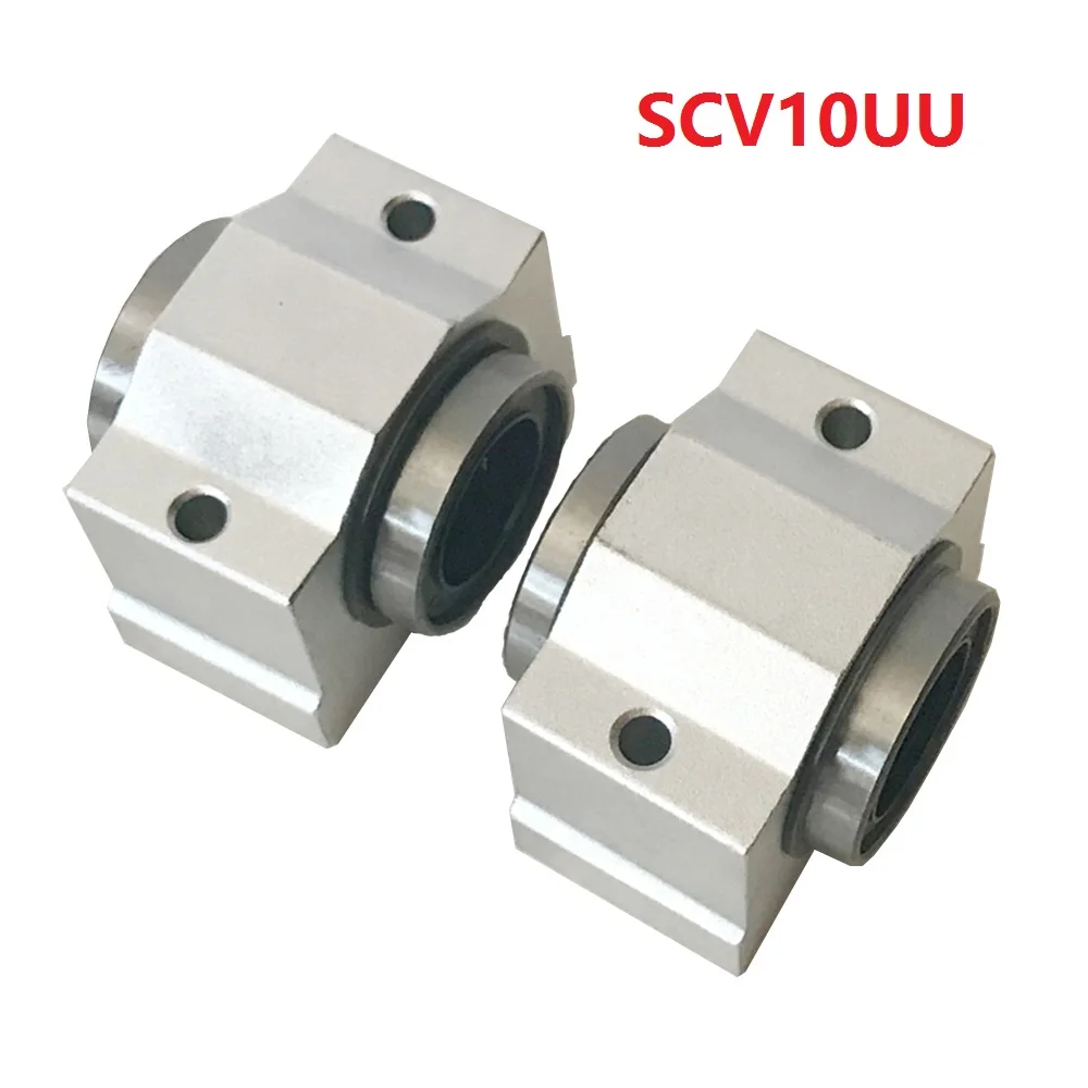 2 шт. SCV10 ( SCV10UU SC10VUU) Линейный шарикоподшипник 10 мм блок для ЧПУ|Валы| |