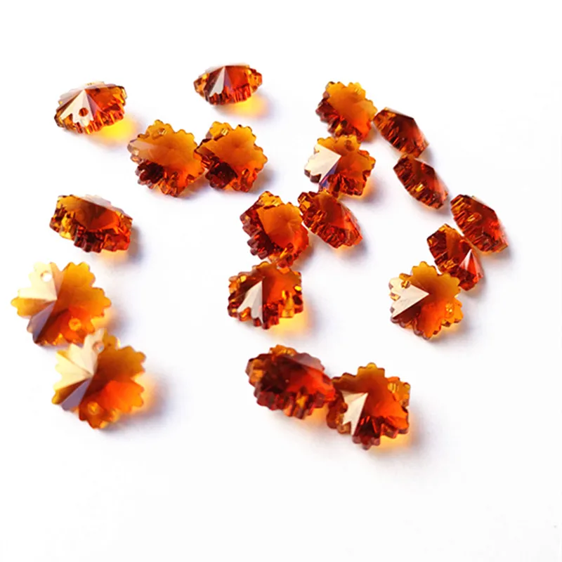 Многоцветный 20 шт./лот K9 Кристалл DIY снежные бусы (Бесплатные Кольца) Свадебные