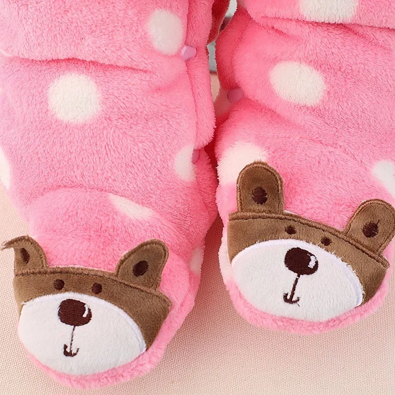 Детский зимний комбинезон для новорожденных одежда маленьких девочек хлопковый