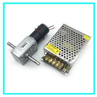 Bringsmart 5840-31zy двойной вал двигателя 24 В DC червячный мотор-редуктор 4 в DC редуктор двигатели с высоким крутящим моментом обратный самозамок для робота