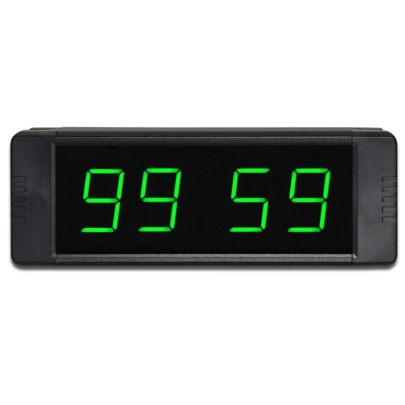 저렴한 [Ganxin] 체육관 자기 간격 타이머와 1 인치 다기능 간격 타이머 벽시계 휴대용 피트니스 타이머