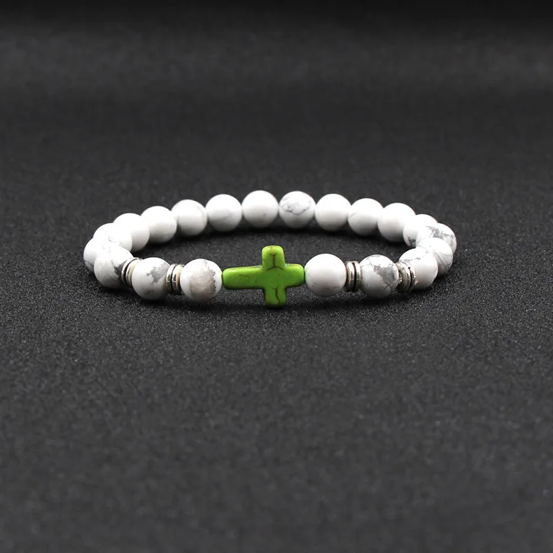

Charm luxury Bracelet Men Fashion 2020 Fahsion New 9 colors cross Bracelets & Bangles Women Men Bracelet For Trendy Jewelry Gift