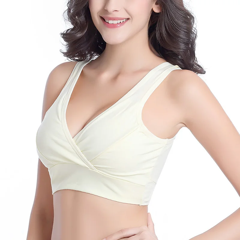 Женские бюстгальтеры для кормления грудью беременных удобный бюстгальтер пуш ап