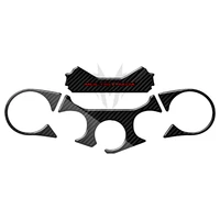 3d motorcycle carbon look upper triple yoke cover protector decal sticker case for ducati multistrada 2011 2014