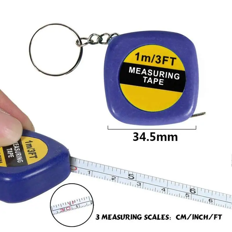 

1pc Children Height Ruler Easy Retractable Measure Ruler Tape Mini Portable Lightweight Retractable Tape Measure Small Ruler