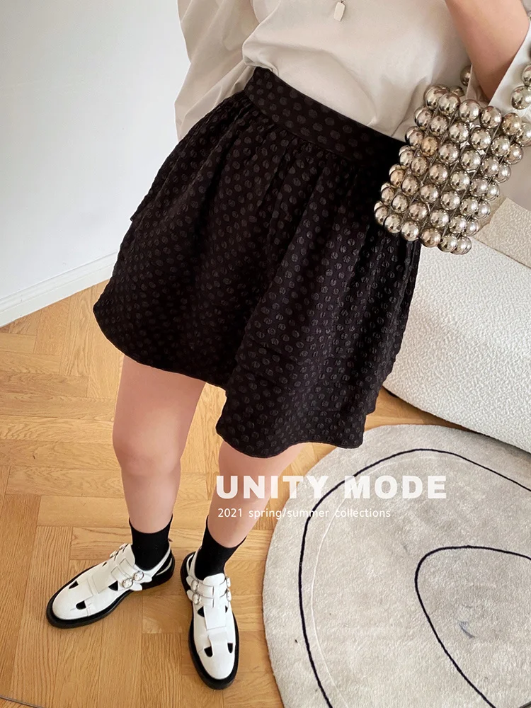 

Женская кружевная юбка, однотонная тонкая черная юбка с заниженной талией, в Корейском стиле, лето 2021