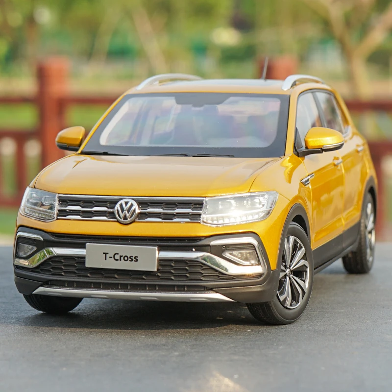 Продукт высокого качества 1:18 T-CROSS роскошные модели из сплава SUV, имитация высококачественной металлической коллекции и подарков
