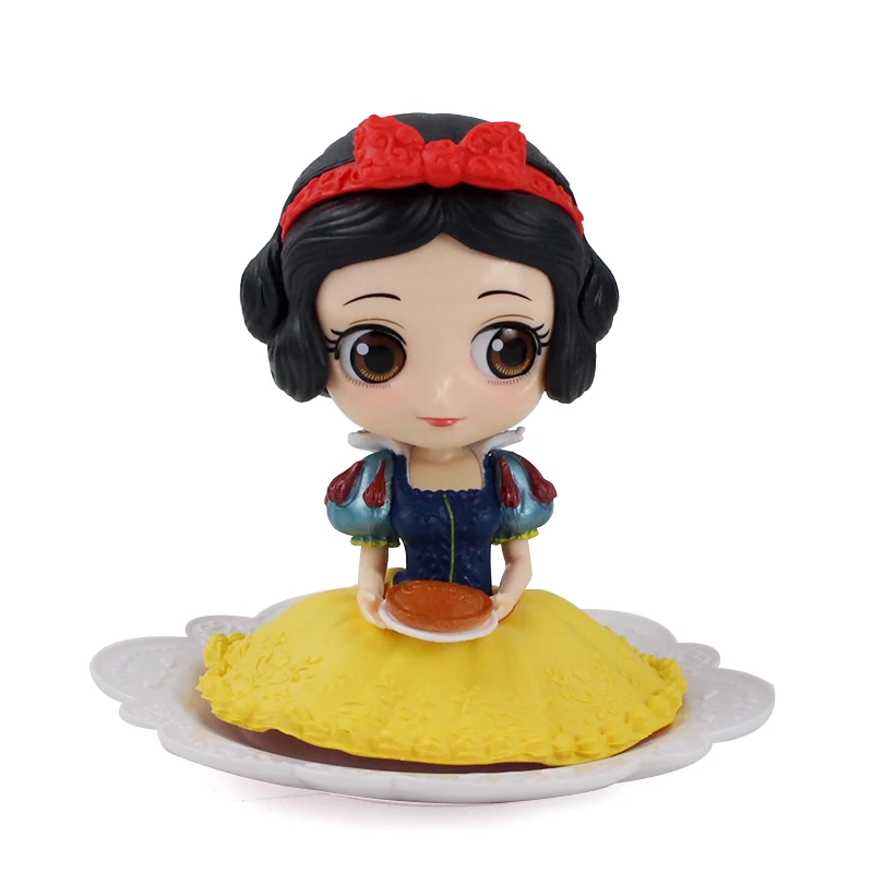 4 шт./лот 11-12 см Q Posket Princess Snow White Version фигурка куклы из ПВХ коллекционные модели