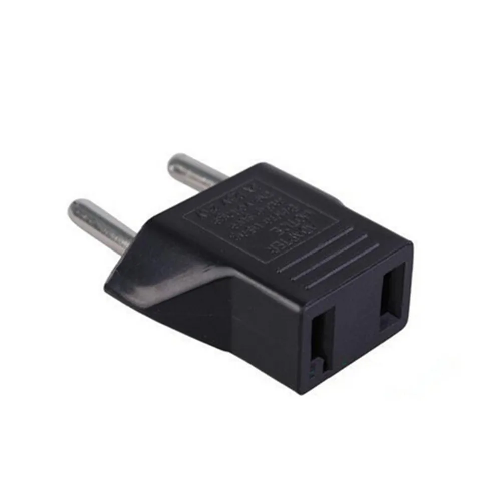 5 шт./лот черный Универсальный дорожный адаптер питания с евровилкой на