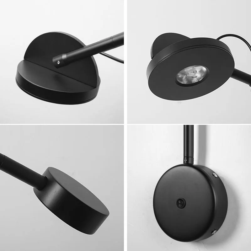 Sala de Jantar Luz do Sofá Nordic Pesca Longo Pólo Multifuncional Telescópica Balancim Leitura Lâmpada Parede 5 Luminárias de parede