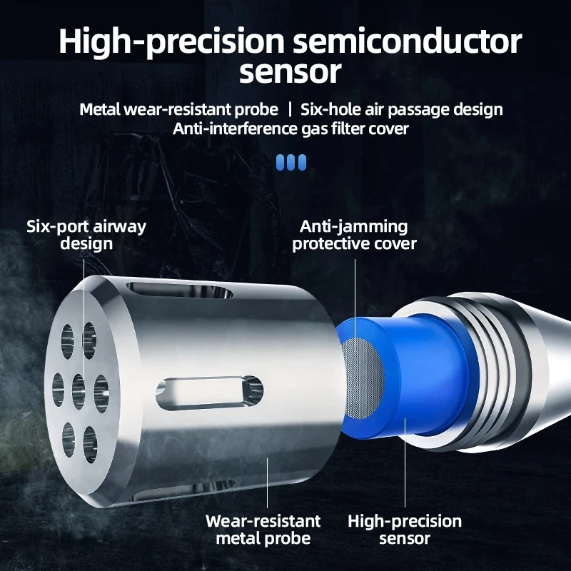 Цифровой детектор газа датчик качества воздуха утечки автомобильный горючего |