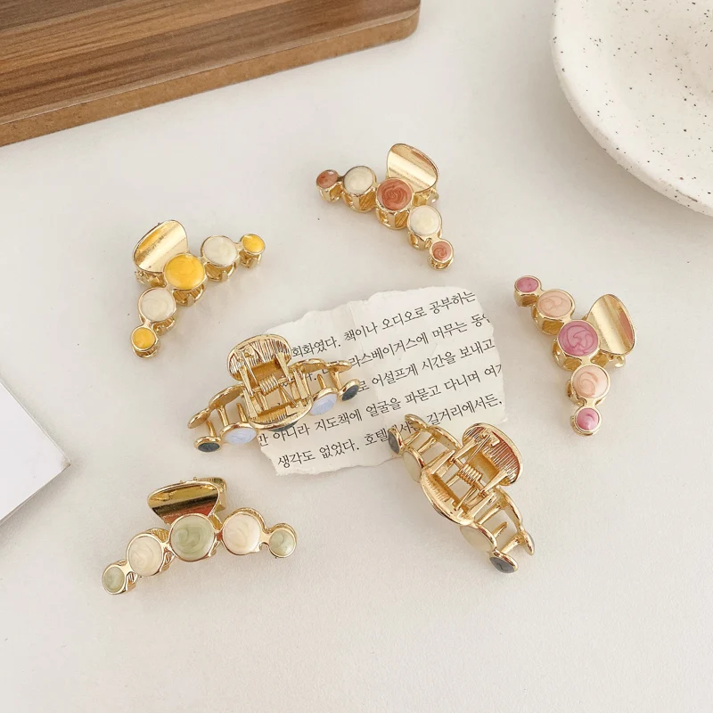 Южная Корея Instagram интернет авторитетная заколка для волос Ретро боковая верхняя