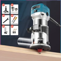 router wood 2000w 40000rmin electric trimmer woodworking milling machine electric hand trimmer wood edge router tool home diy
