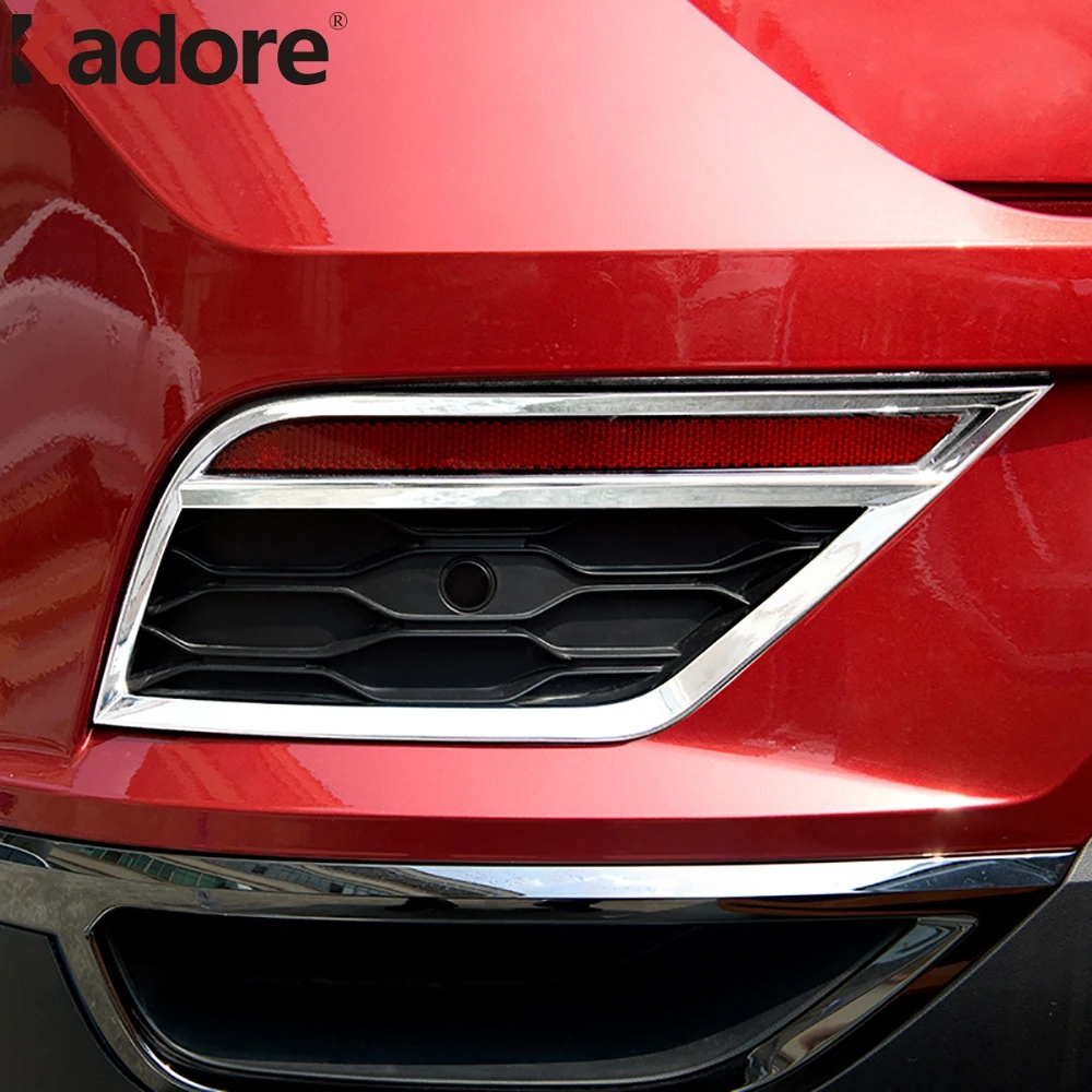 Для Volkswagen VW T ROC TROC 2017 2018 2019 ABS Хромовая лампа заднего противотуманного фонаря