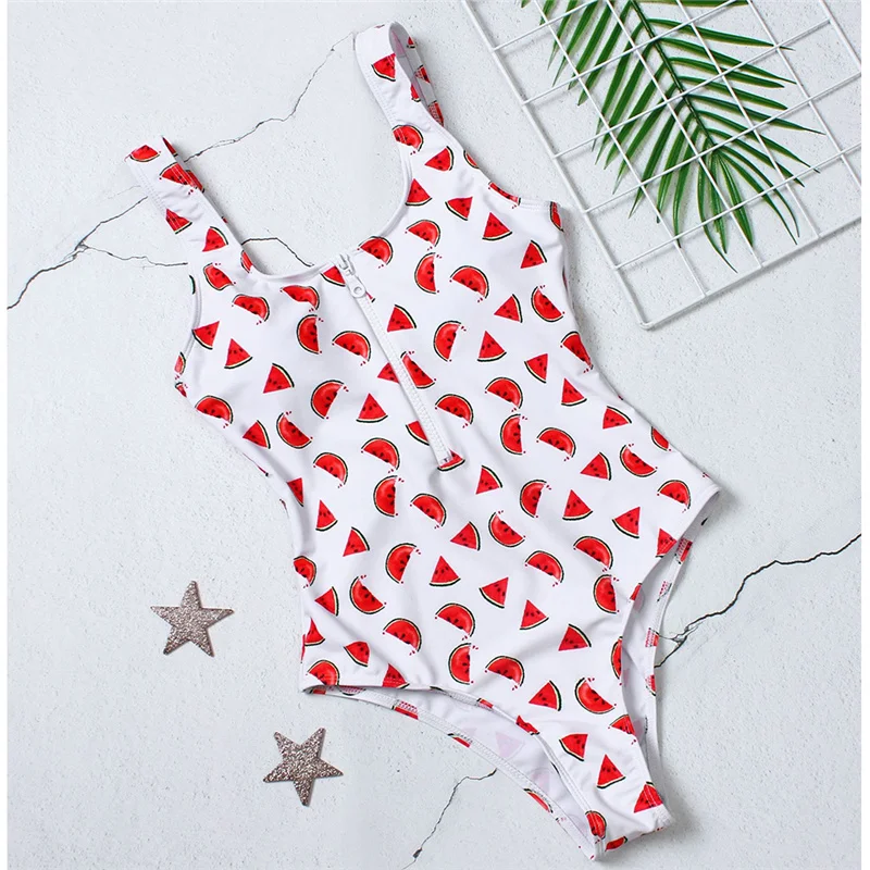 

2021 New Sexy Zipper One Piece Swimsuit Women Solid Swimwear Bodysuit Swimsuit Push Up Monokini Bathing Suit Summer Beachwear XL