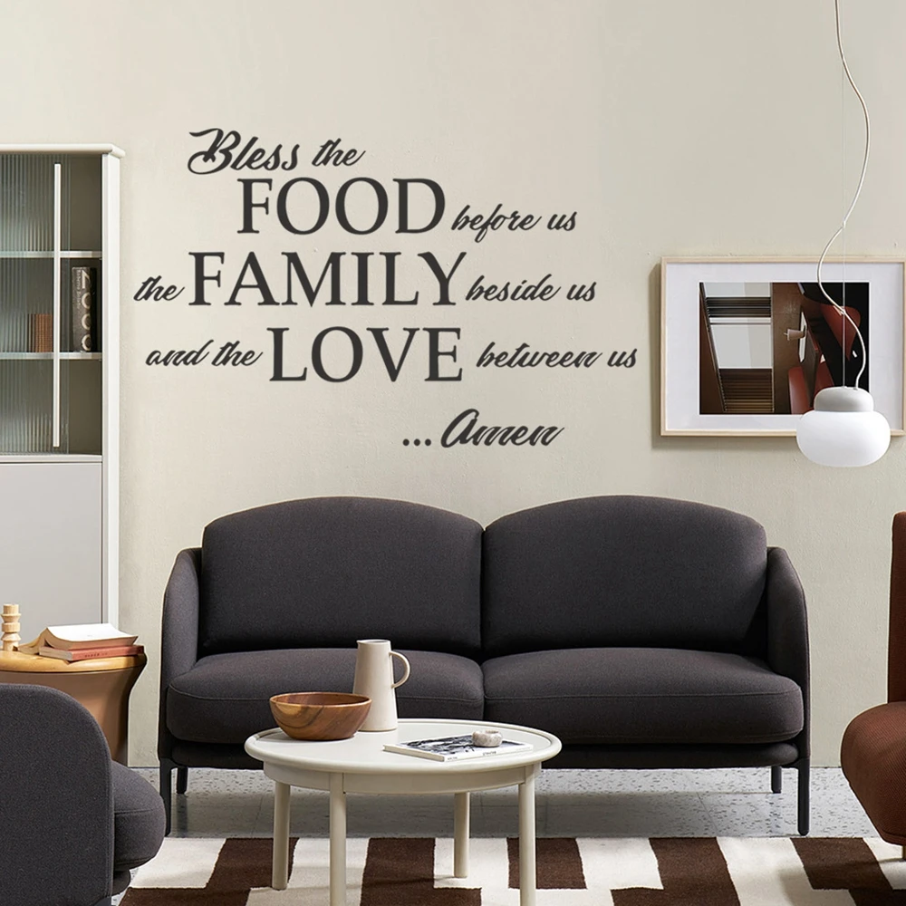 Благословите еду перед нами семью рядом с и любви между Амен. Спасибо вдохновение