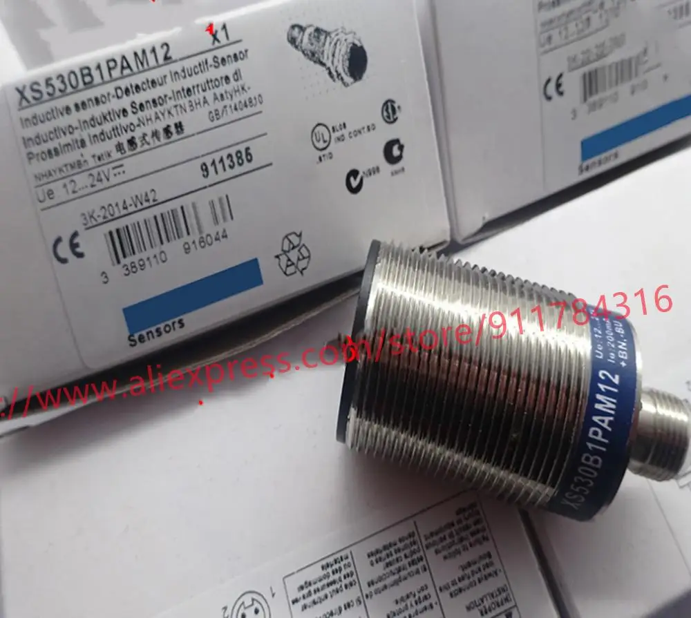 Новый высококачественный индуктивный датчик приближения schneider XS530B1NAM12 XS530B1PAM12, 2 шт.