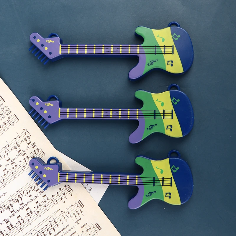 

3pcs Dollhouse Miniature Classic Music Electric Guitar for Kids Musical Toy House Decor Accessory Xmas Gifts