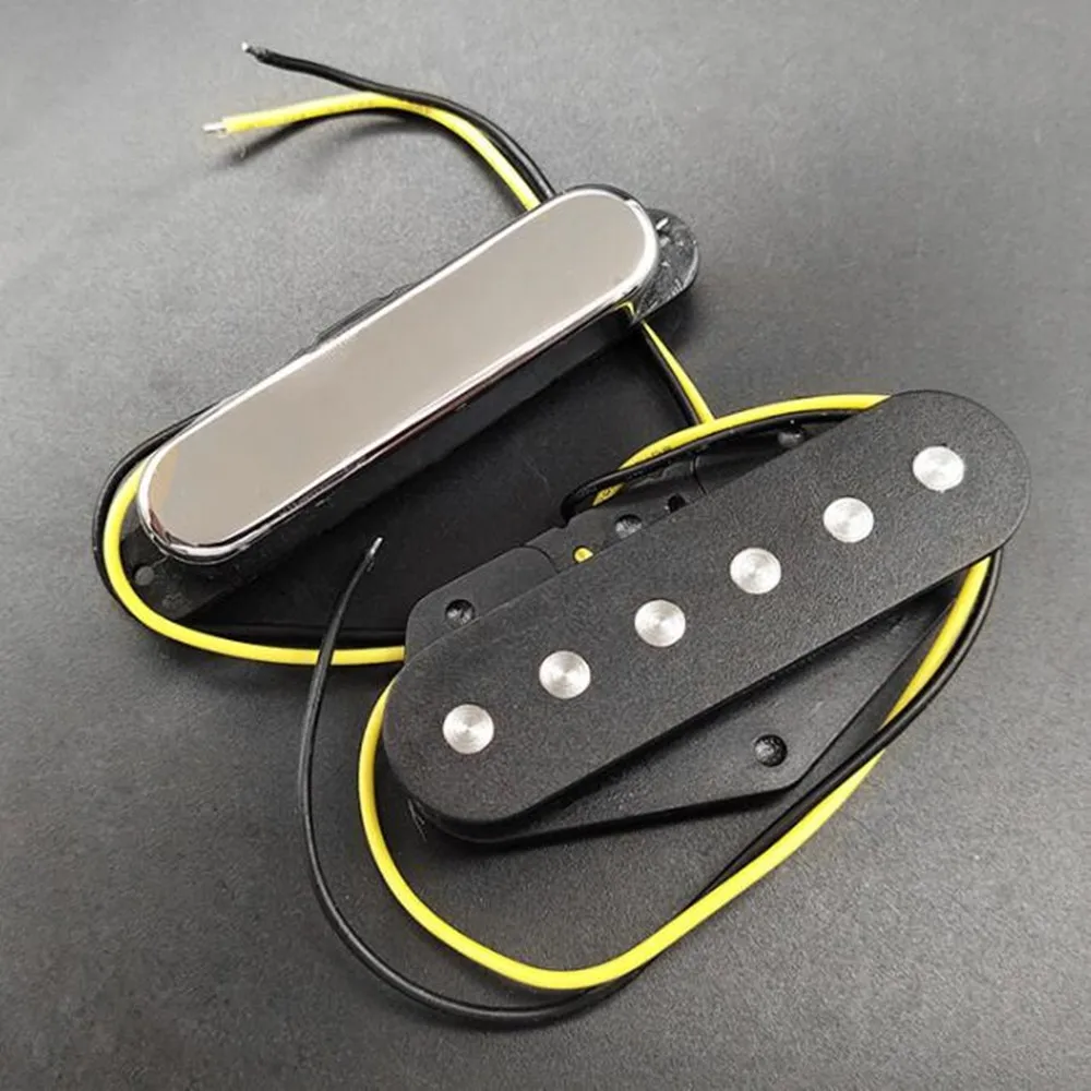 

1pc Single Coil Tele Electric Guitar Neck Bridge Pickup For Telecaster Vintage With Screws Springs Basses Parts Accessories