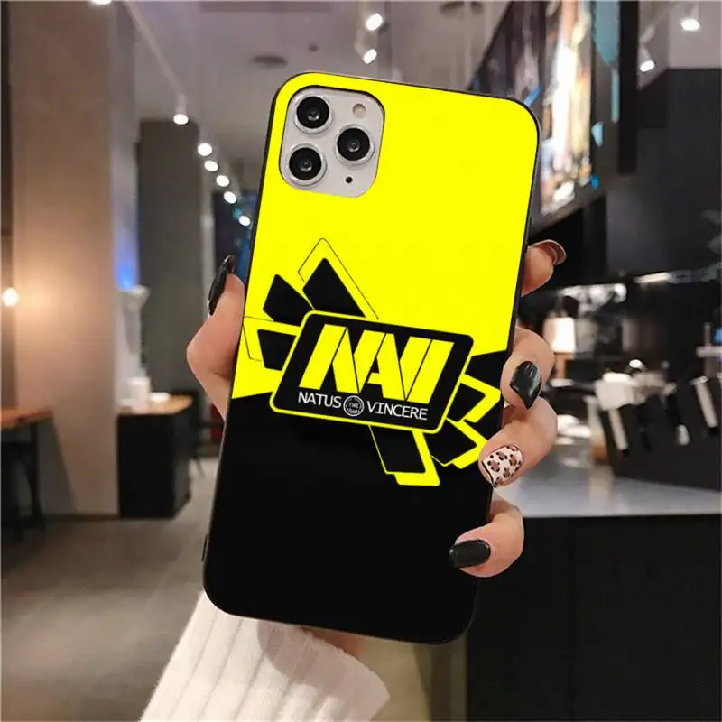 Черный мягкий чехол natus vincere navi для iPhone 11 pro XS MAX 8 7 6 6S Plus X 5S SE 2020 XR|Бамперы| |