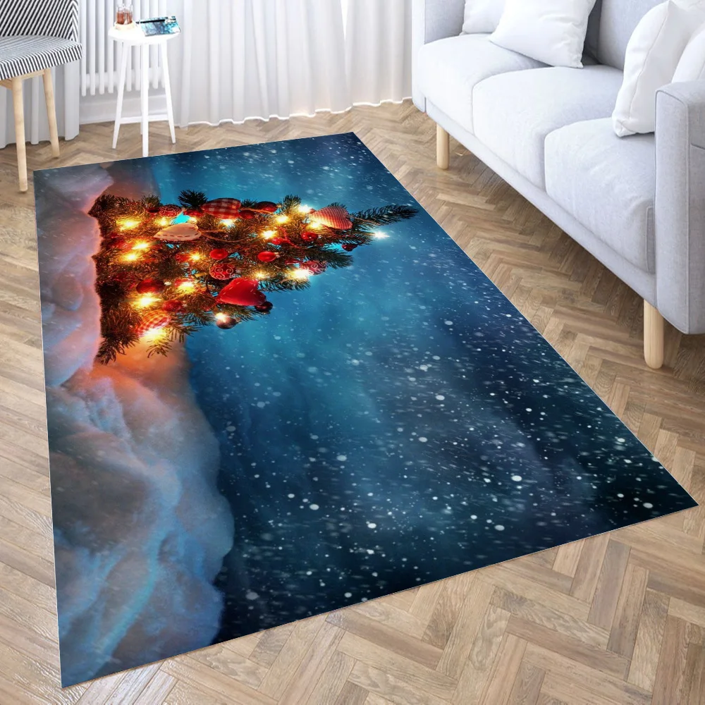 Новый рождественский домашний декор ковер модный простой стильный для спальни