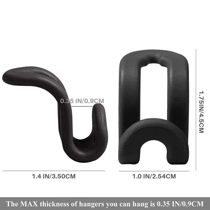 

Clothes Hanger Connector Hooks, Mini Cascading Hanger Hooks for Velvet Huggable Hangers, Heavy Duty Space Saving