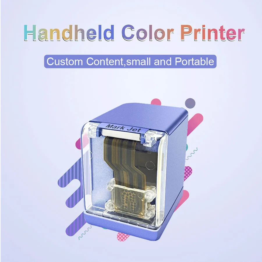 Миниатюрный ручной пищевой принтер Bluetooth мобильные съедобные чернила