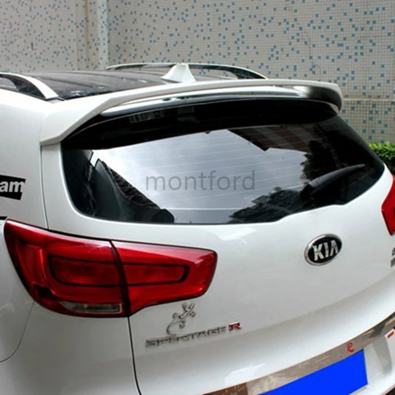 SHCHCG-alerón trasero para coche, accesorio para Kia Sportage R 2011 2012 2013 2014 2015 ABS Plasrtic, Color sin pintar