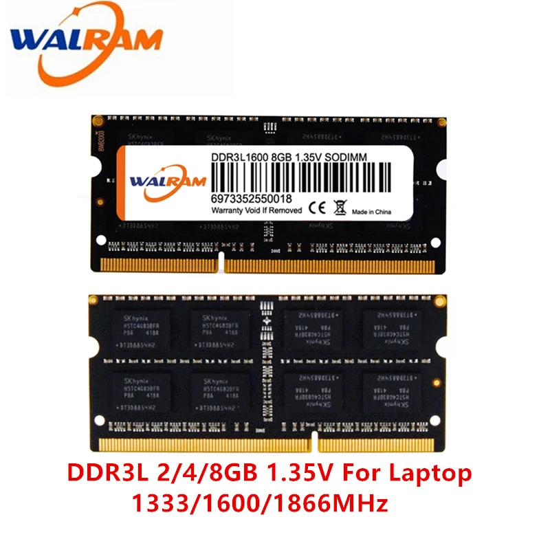 ОЗУ для ноутбука WAL RAM DDR4 16 ГБ ddr3 8 1600 МГц DDR3L 32 2400 dimm ram 4 Гб 240pin 2133 3200 204pin Sodimm |