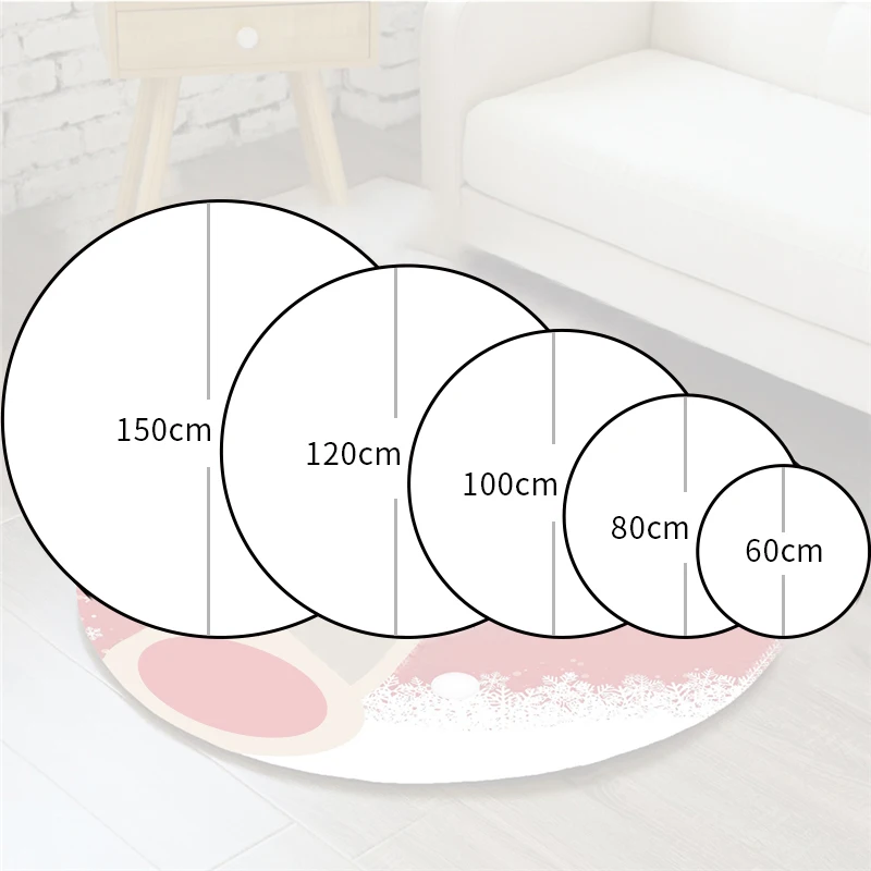 

Round Rug Tiger Throne Area Atheist Carpet Bath Mat Black Mat Living Room Home Decoration