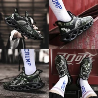 mens casual sneakers increase mesh camouflage sports shoes light breathable cushioning fitness jogging shoes