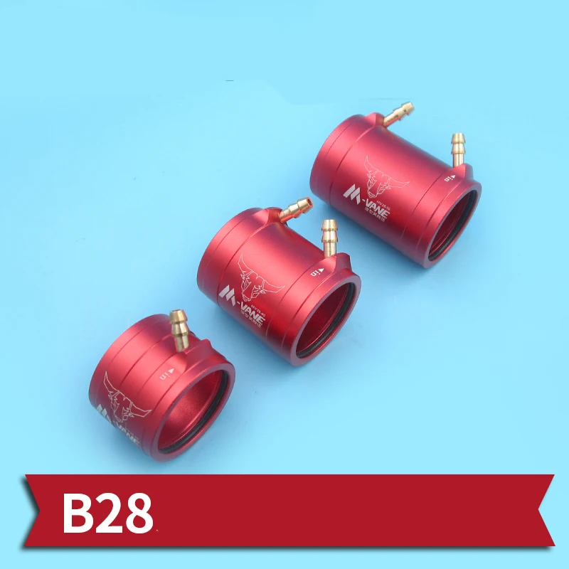 

Втулка для водяного охлаждения двигателя из алюминиевого сплава B28, бесщеточные двигатели, оoling Jacket W Water Nozzle для RC Jet Boats