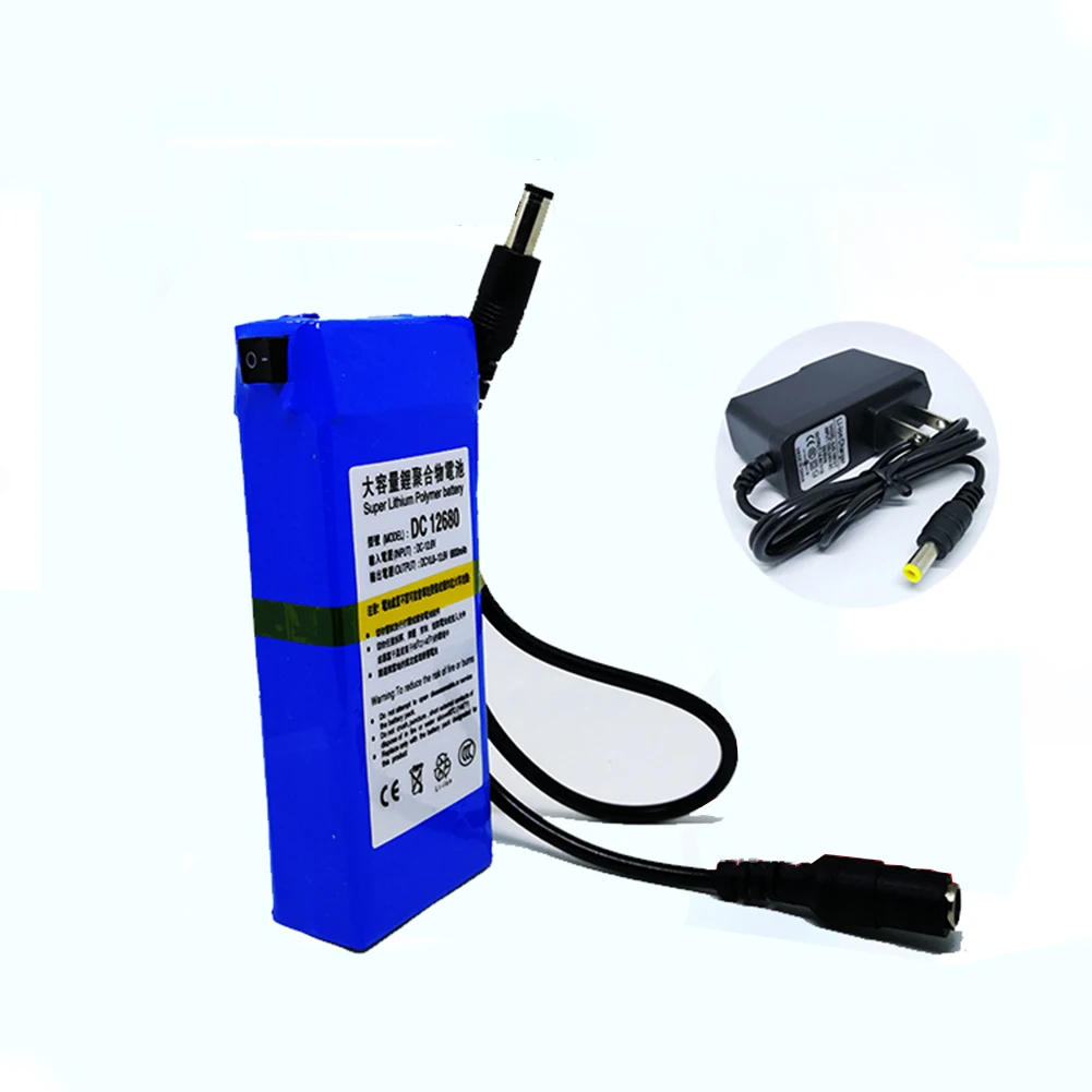 

DC-12680 12V 6800MAH аккумуляторная батарея Промышленный источник питания с зарядным устройством