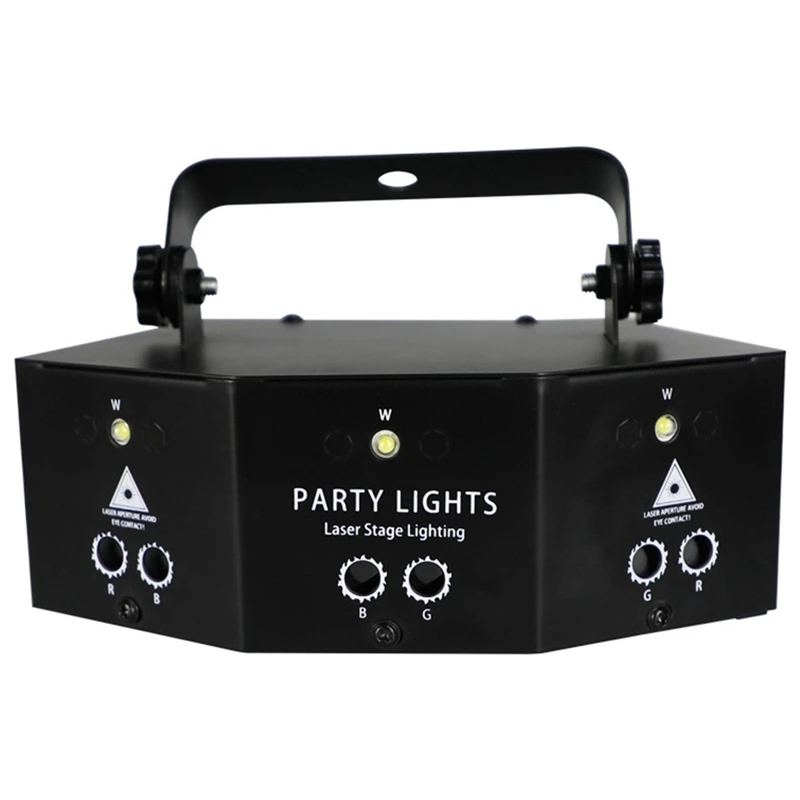 

9 Eyes LED Controller Music Light for Christmas New Year Stage Par Disco Party Decoration Noel Strobe Lights US Plug
