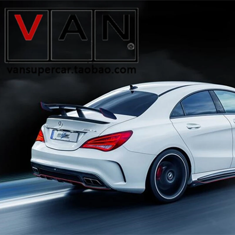 GT Спойлер крышка крыла для Mercedes Benz CLA CLASS W117 CLA45 задний спойлер багажника из
