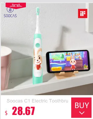 Xiaomi Mijia sonic электрическая зубная щетка Soocas X3 обновленная Водонепроницаемая ультра звуковая автоматическая зубная щетка Usb перезаряжаемая