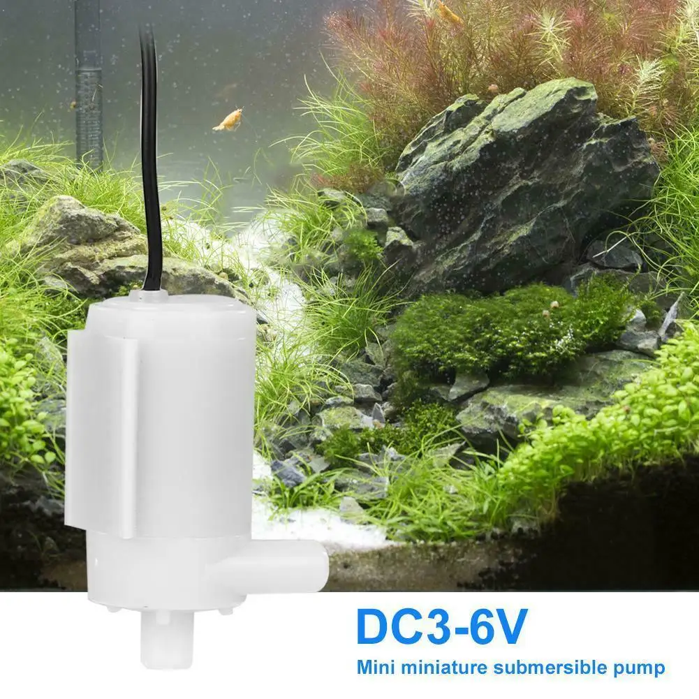 

Aquarium Silent Mini Submersible and Amphibious Water Pump DC3V5V6V9V Solar Charger Dc Water Pump For Fish Tank Fountain Acces
