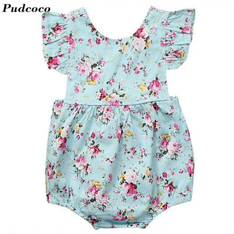 Pudcoco милый новорожденный комбинезон для девочек 0 18M Baby Bebek принцесса девушки