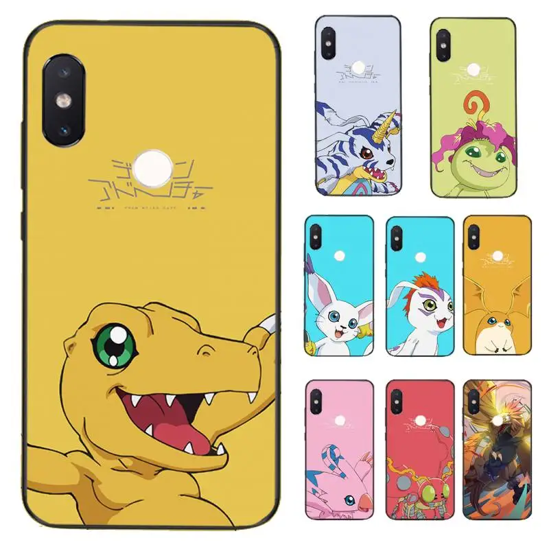 

YNDFCNB Japanese Anime Digimon Shell Phone Case for Xiaomi Redmi 5 5Plus 6 6A 4X 7 7A 8 8A 9 Note 5 5A 6 7 8 8Pro 8T 9