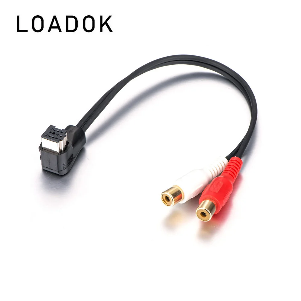 2 RCA AUX IN Audio Input Cable Adapter Connector for Pioneer AVIC Z1 Z2 Z3 N4 DEH-P IP-BUS CD-RB10