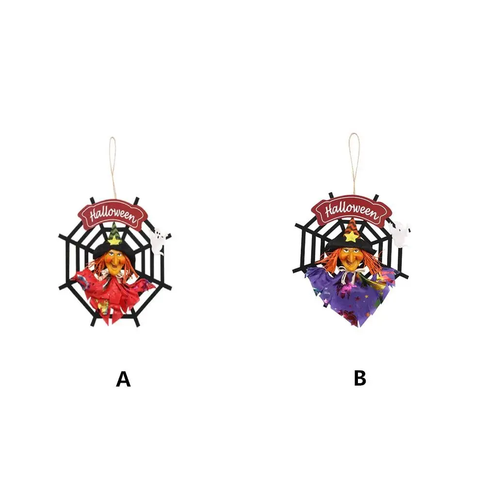 Creative Halloween Spider Web Pendant Festival Scene Layout Decoration Non-woven Ornaments Door Hanging Decor | Дом и сад