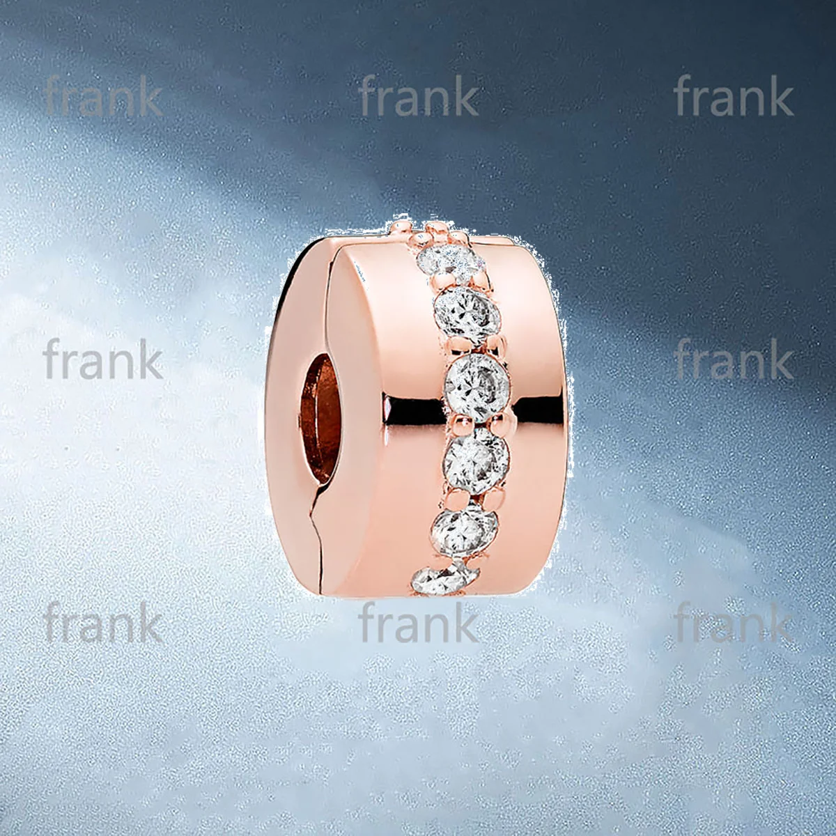 

781972CZ ROSE SHINING CLIP